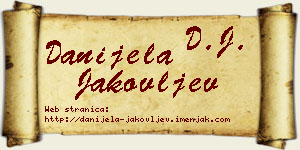 Danijela Jakovljev vizit kartica